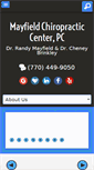 Mobile Screenshot of mayfieldchiropracticcenter.com